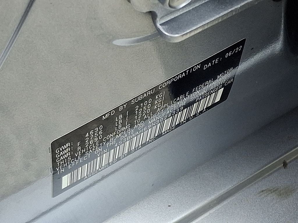 2022 Subaru Legacy 2.5i Sport