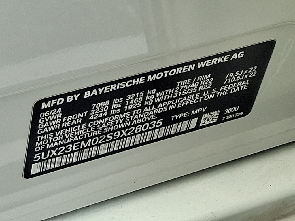 2025 BMW X7 xDrive40i