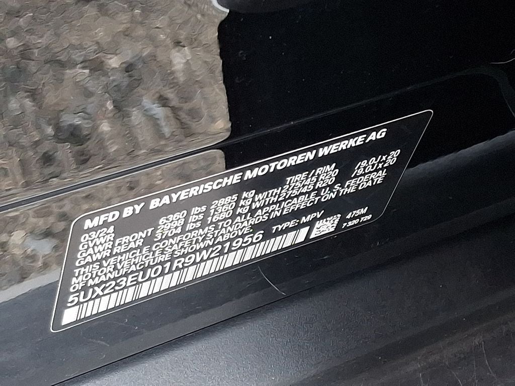 2024 BMW X5 xDrive40i w/Premium Package