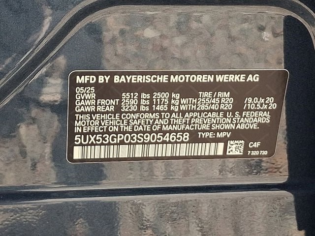 2025 BMW X3 30 xDrive