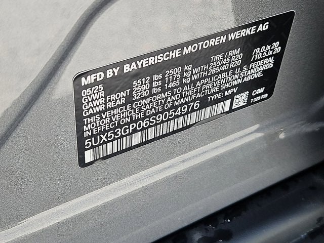 2025 BMW X3 30 xDrive w/Premium Package