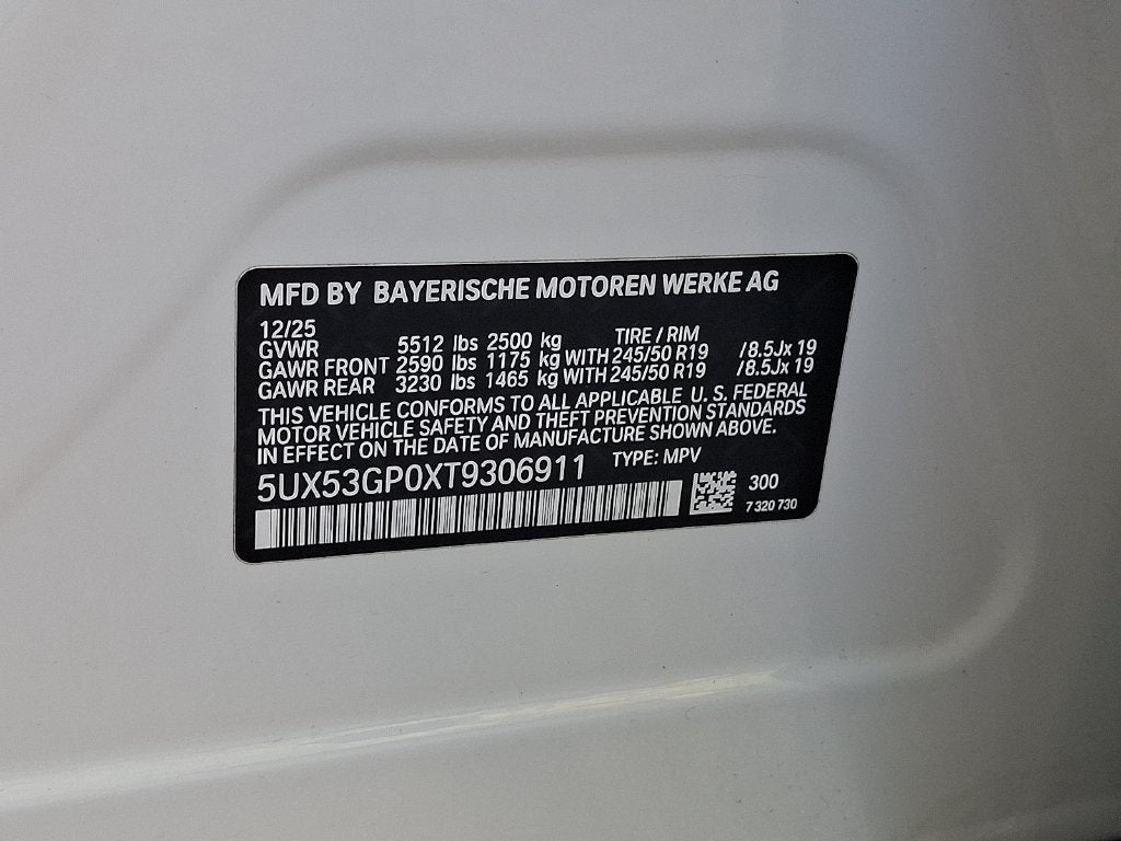 2026 BMW X3 30 xDrive