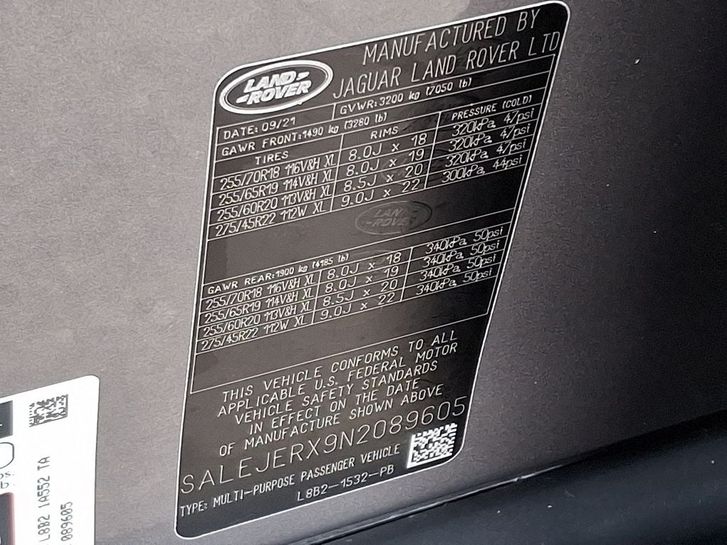 2022 Land Rover Defender 110 S