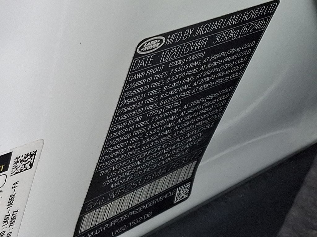 2021 Land Rover Range Rover Sport HSE Silver Edition