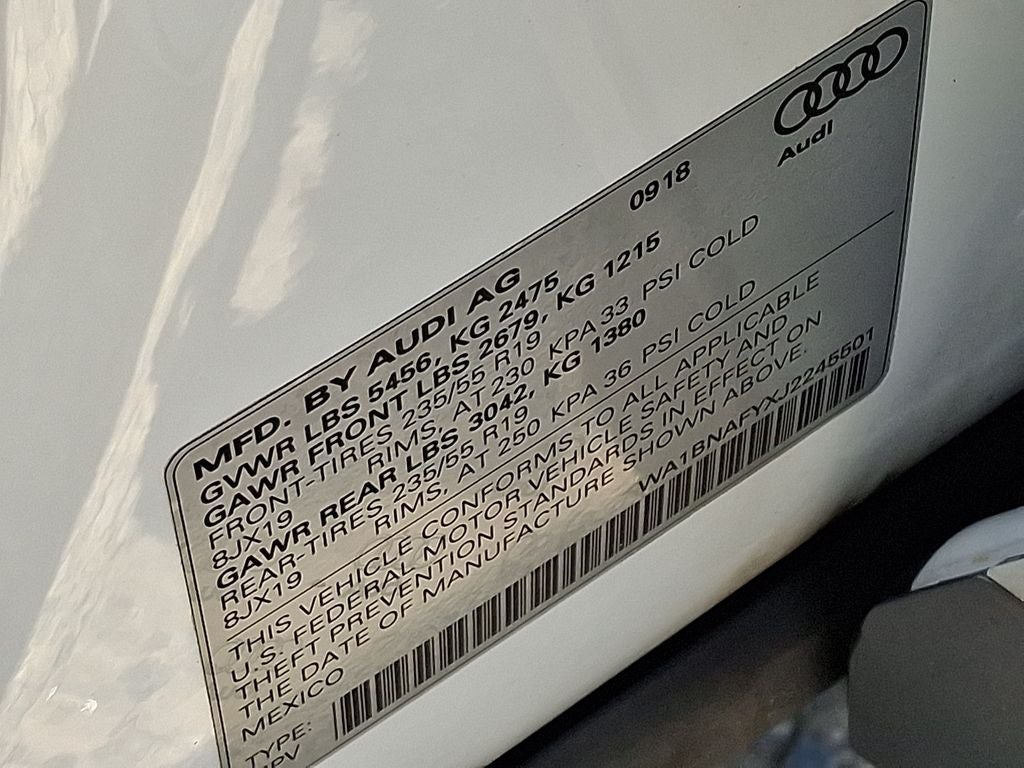 2018 Audi Q5 2.0T quattro