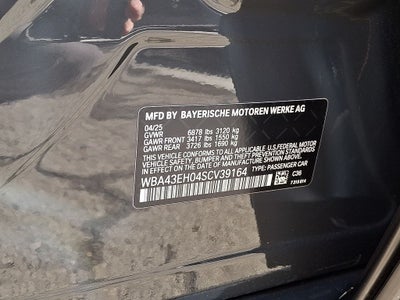 2025 BMW 7 Series 750e xDrive BMW Certified Pre-Owned