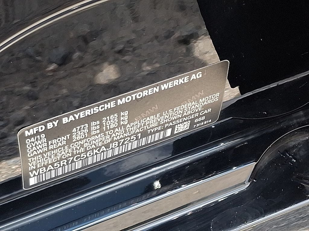2019 BMW 3 Series 330i xDrive w/Convenience Package