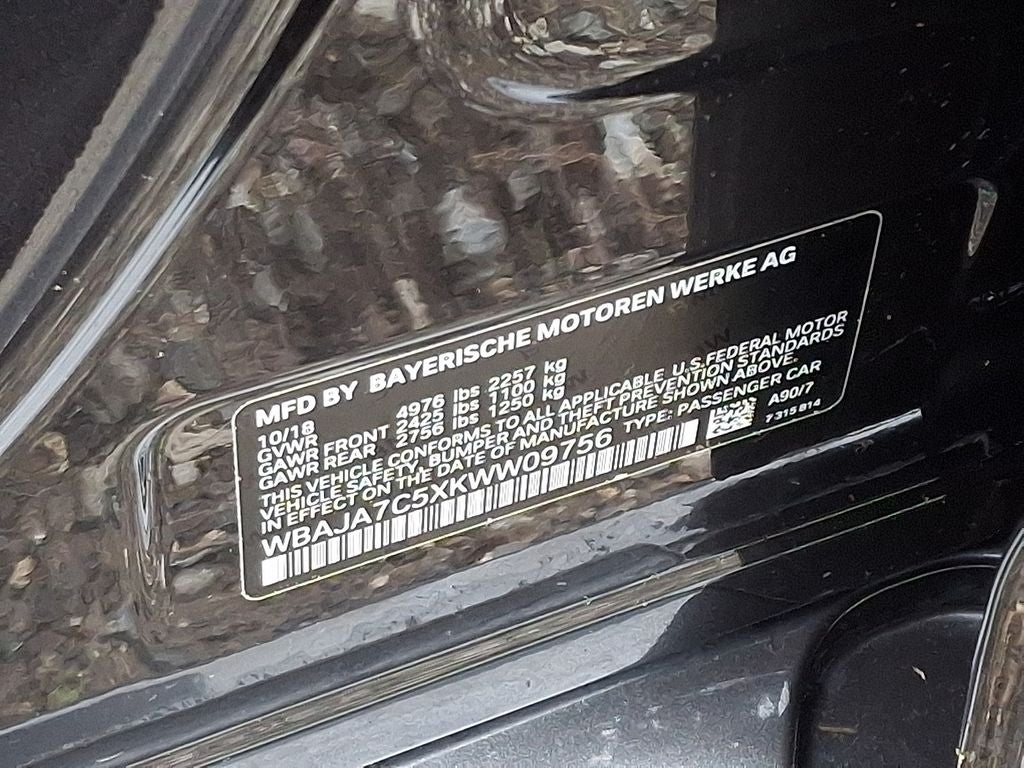 2019 BMW 5 Series 530i xDrive