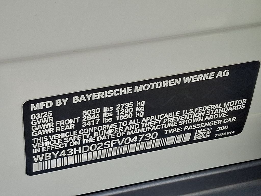 2025 BMW i4 xDrive40 w/Premium Package