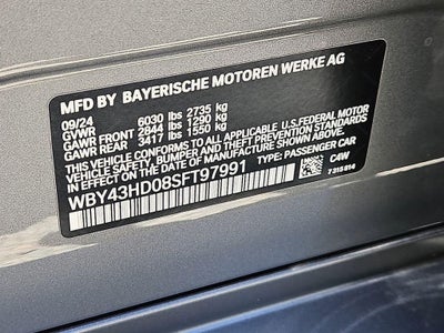 2025 BMW i4 xDrive40 w/Parking Assistance Package