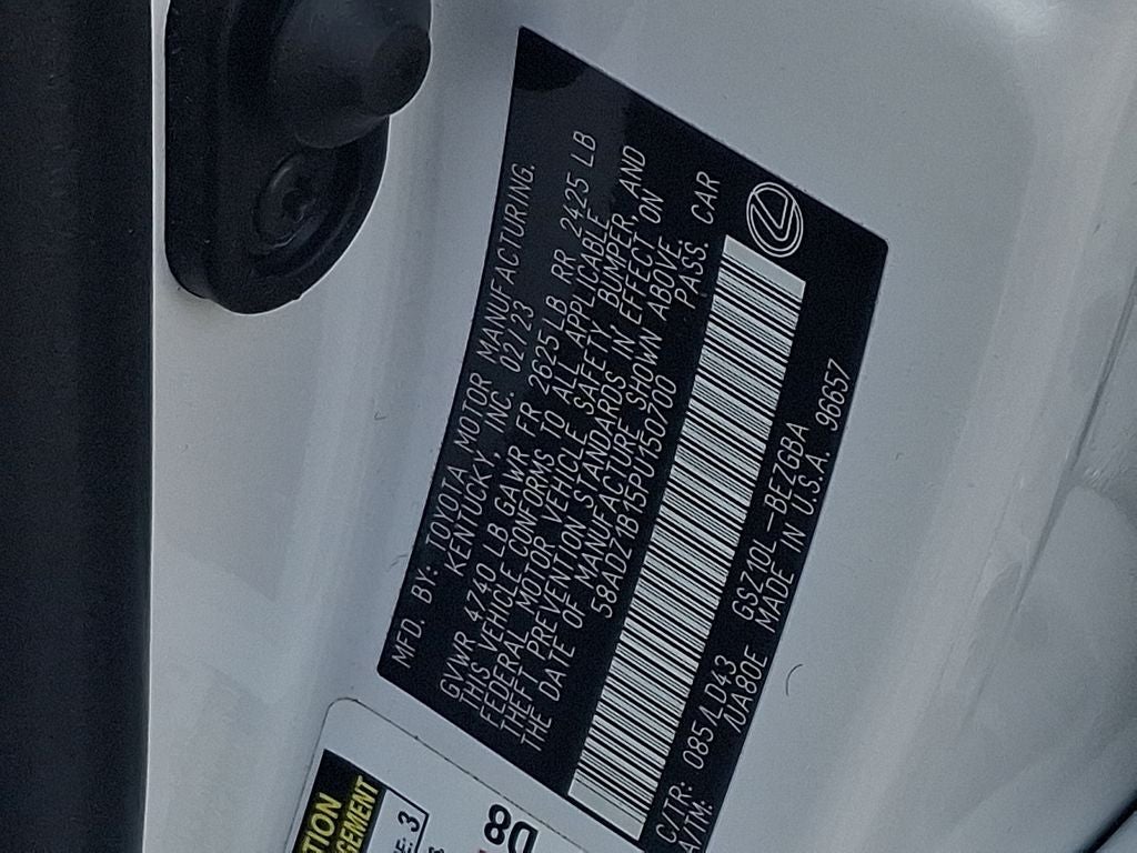 2023 Lexus ES 350 350 Premium Package w/ Navigation