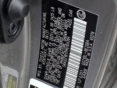 2021 Lexus ES 350 350 Premium Package w/Navigation