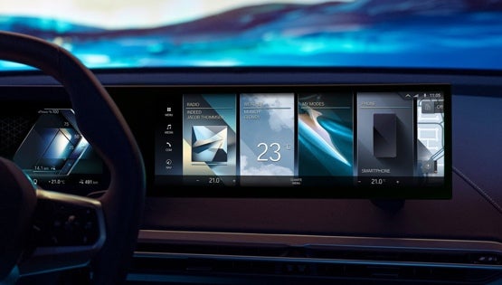 BMW iX Dashboard OS
