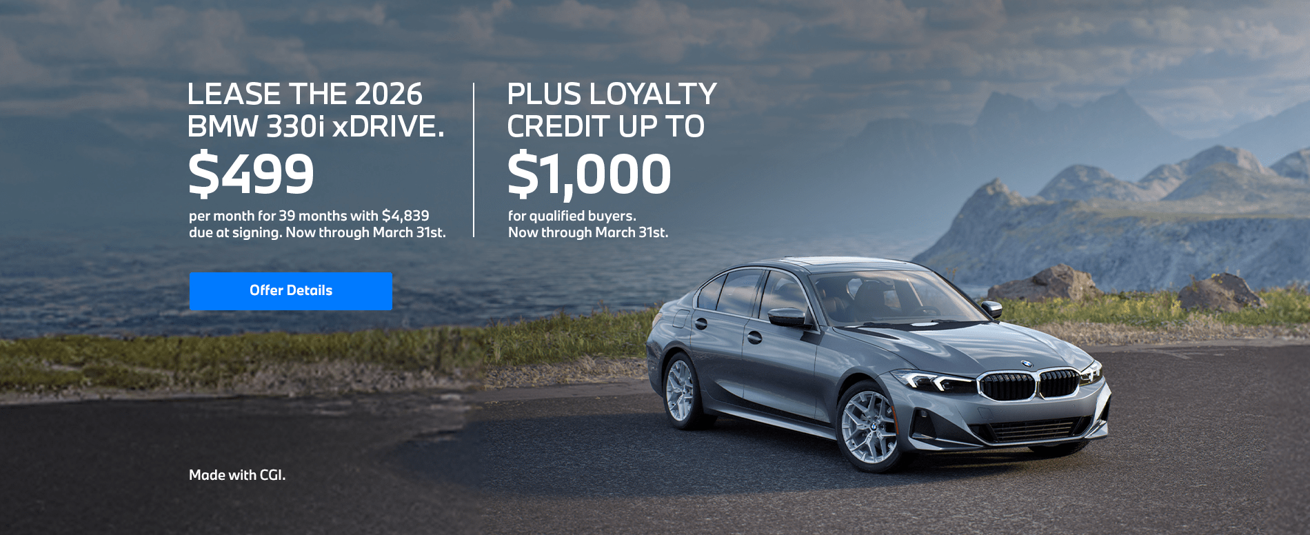 New 2026 BMW 330i xDrive