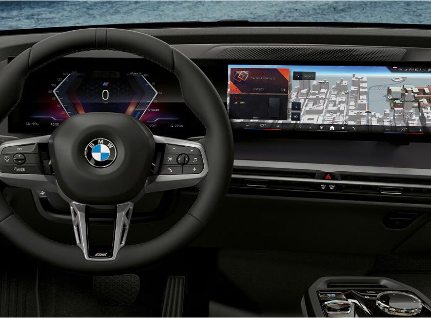 BMW iX INTERIOR, CARGO SPACE, TECH & SEATING