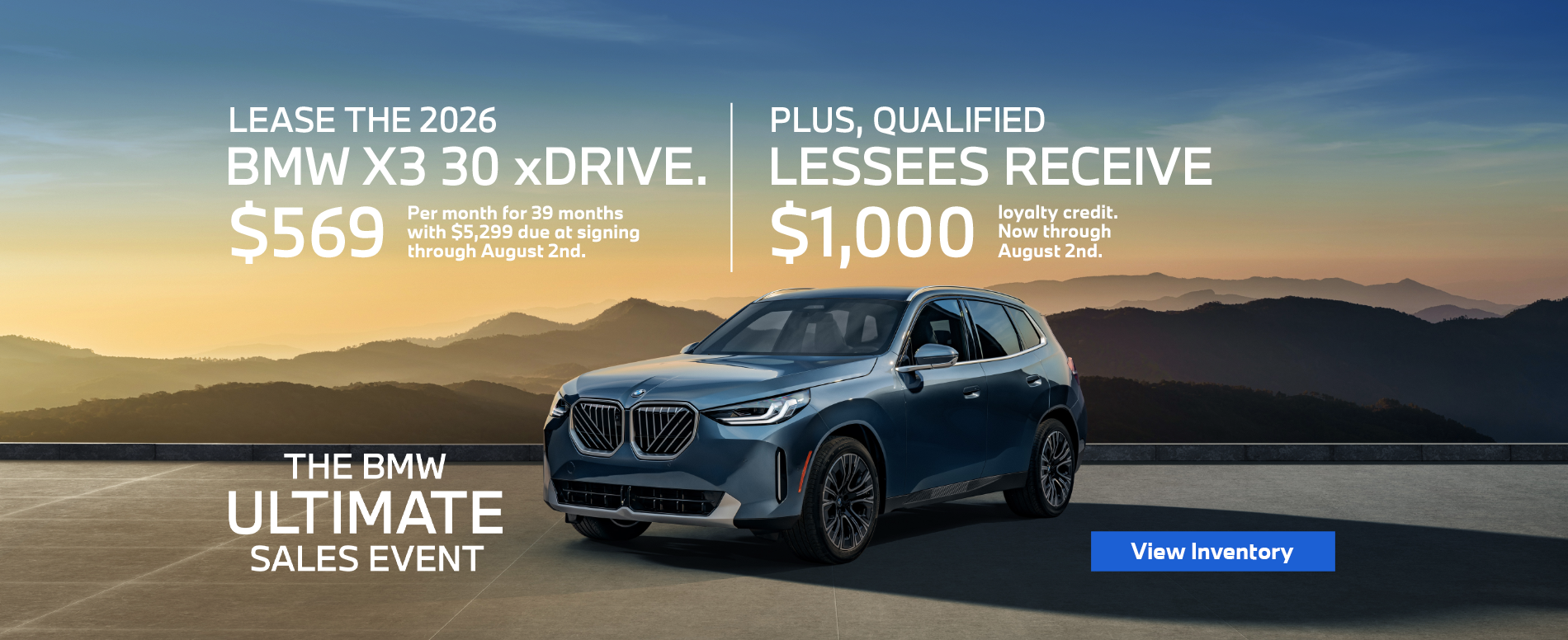 New 2026 X3 30 xDRIVE