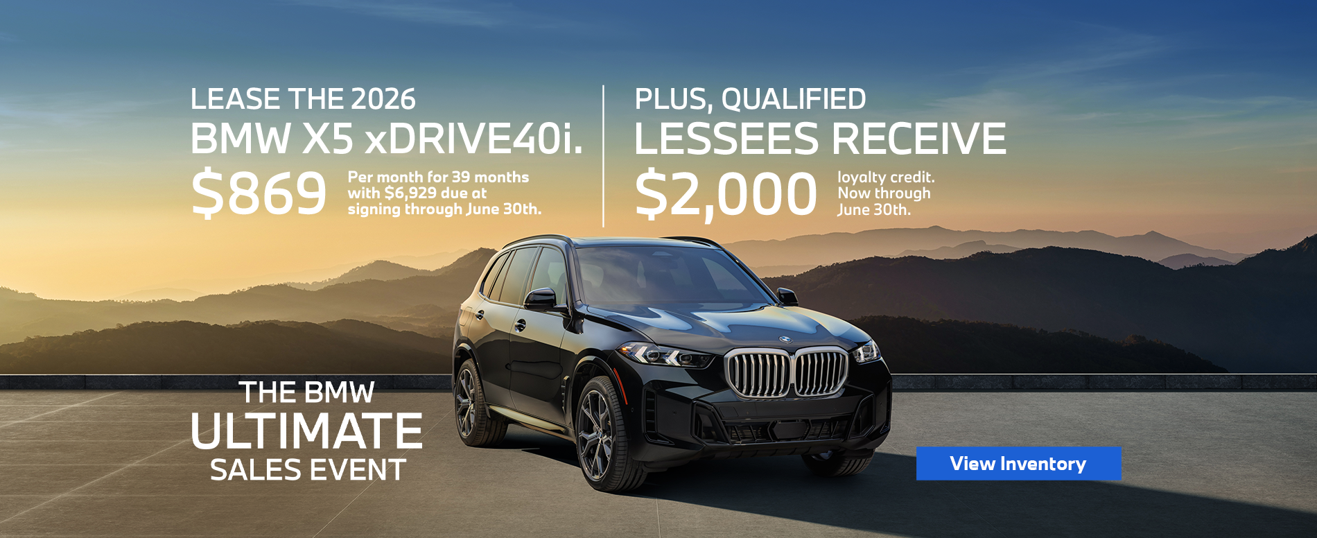 New 2026 X5 xDRIVE40i
