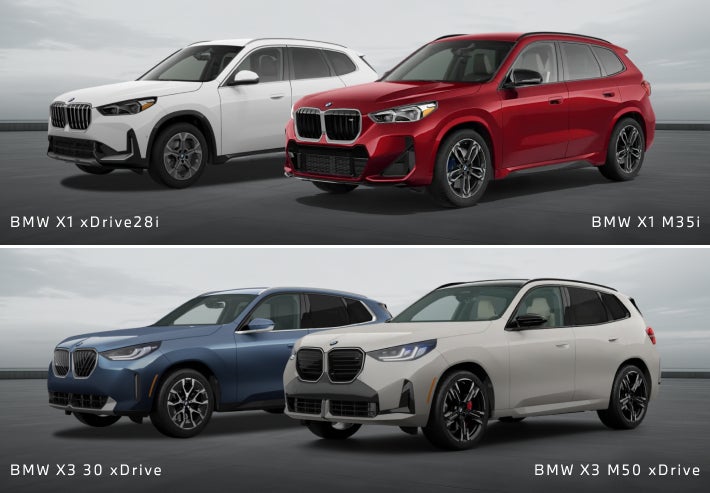 2026 BMW X1 VS. BMW X3 TRIMS