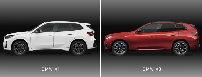 BMW X3 VS. BMW X1 DIMENSIONS